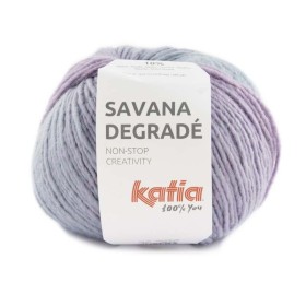 SAVANA DEGRADÉ KATIA 107 Lila Claro (Beige- Lila Claro- Azul Pastel)