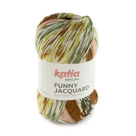 FUNNY JACQUARD KATIA 300 Marrón