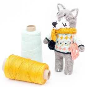 KIT TEJE CONMIGO Ulv, EL LOBO AMIGURUMI