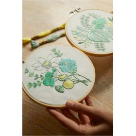DUO KIT BORDADO - JARDÍN ACUÁTICO
