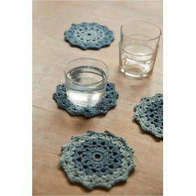 KIT CROCHET - POSAVASOS ESTILO MANDALA
