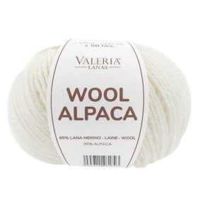 WOOL ALPACA VALERIA LANAS 000 Blanco