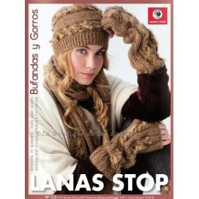 Revista 112 Bufandas Y Gorros Lanas Stop