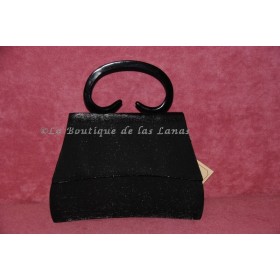 Bolso Fiesta Negro Raso
