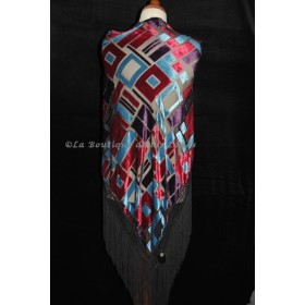 Manton Triangular Estampado