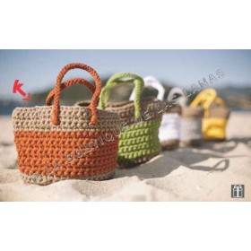 PATRON GRATIS CESTOS - BOLSOS BIG RIBBON