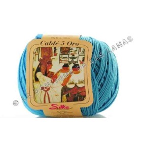 CABLE 5 ORO - 315. Turquesa