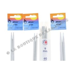 Agujas Tricotar 60cm Plastico 7 Al 10
