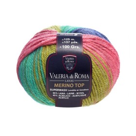 MERINO TOP ESTAMPADA 706 Fucsia