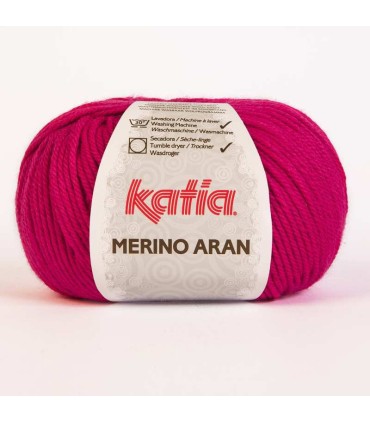 MERINO ARAN 52. Fucsia
