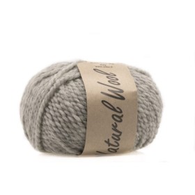 NATURAL WOOL SILKE 302. Gris Claro