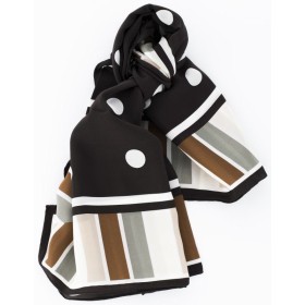 PAÑUELO ESTAMPADO MARRON